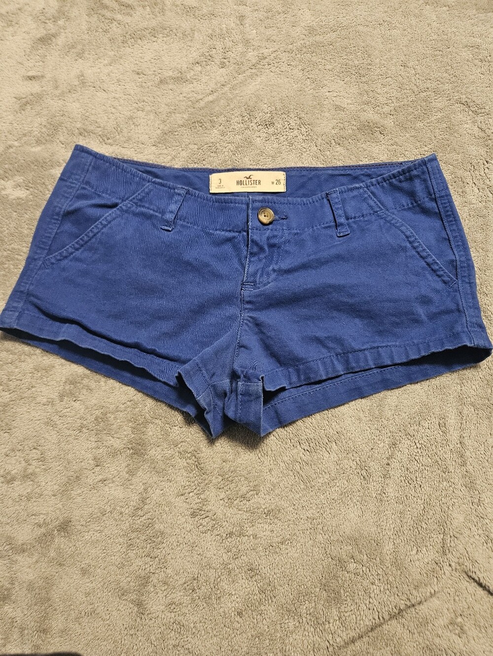 Hollister Y2k 2000s Micro Mini Shorts Size 26